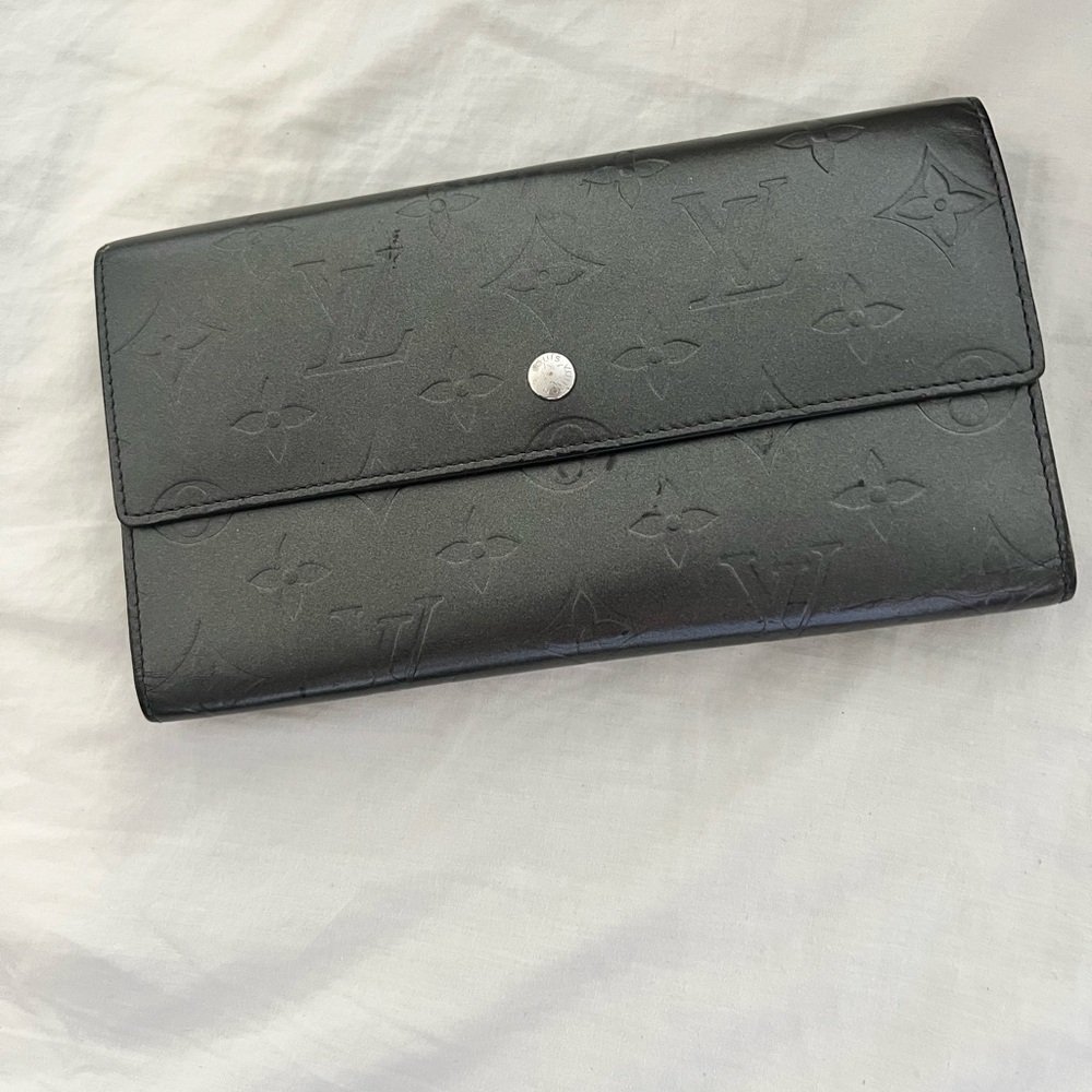 Louis Vuitton Charcoal Monogram Clutch